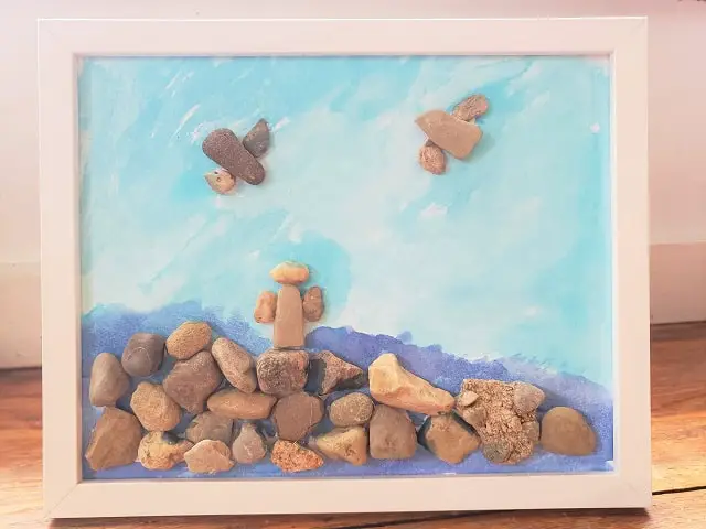 how to make pebble art