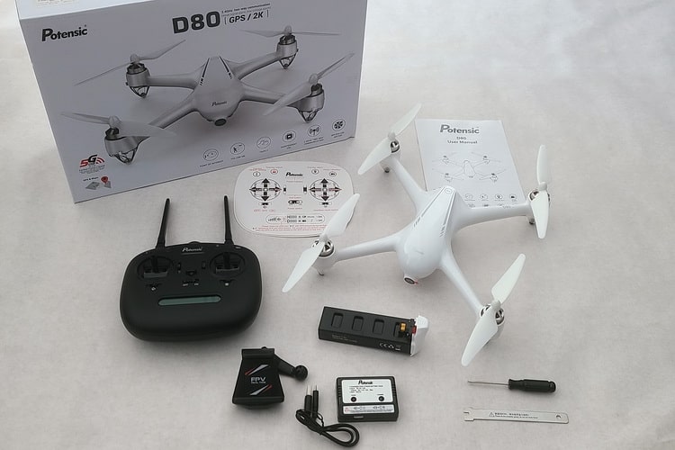 potensic d80 drone parts