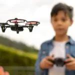 Boy Flying Drone