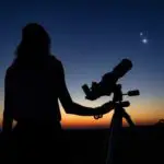Woman with Telescope